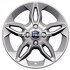 Janta aliaj 16 inch, 5 spite duble argintiu Ford bmax 1.0 ecoboost