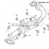 Garnitura racitor EGR superior Ford galaxy 2 1.8 tdci