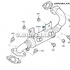 Garnitura, racitor EGR superior Ford galaxy 2 1.8 tdci