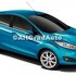 Vopsea albastru Candy Blue, 250 ml Ford fiesta mk 8 1.0