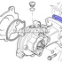 Garnitura, pompa apa pe bloc motor Ford transit mk 6 2.0 di 