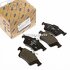 Set placute frana spate disc 265/271/280 mm premium Ford focus cmax 1.6