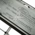 Grila bara fata mijloc negru cu ornament crom an 05/2007-09/2010 Ford mondeo 4 2.2 tdci