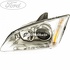 Far stanga argintiu cu lupa Ford focus 2 1.4