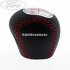 Nuca schimbator, cutie 6 trepte piele cusatura rosie Ford mondeo mk3 2.0 tdci