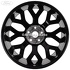 Janta aliaj 18 inch, 8 spite design Y negru Ford c-max 3 1.6 tdci