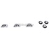 Prag plastic primerizat 5 usi stanga Ford fiesta mk 8 1.0