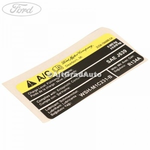 Eticheta valori aer conditionat Ford Tourneo Connect (2002-2014) 1.8 Di 75 HP oe 4424295
