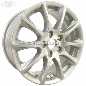 Janta aliaj 16 inch, 10 spite sparkle silver Ford Focus (2011-2014) 1.0 EcoBoost 125 HP oe 2238323