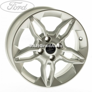 Janta aliaj 16 inch, 5 spite duble argintiu Ford B-Max 1.0 EcoBoost 120 HP oe 1808049