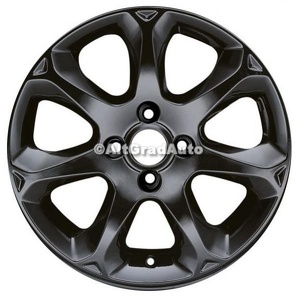 Janta aliaj 16 inch, 7 spite negru Ford fiesta mk 7 1.25