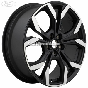Janta aliaj 18 inch, 5 spite matte black Ford Puma (2020-2023) 1.5 EcoBlue 120 HP oe 2393075
