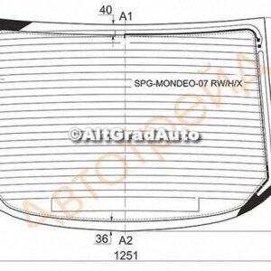 Luneta 4 usi berlina, tenta albastra Ford mondeo 4 2.2 tdci