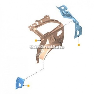 Panou reparatie spate dreapta 5 usi break Ford Mondeo (2014-2018) 1.0 EcoBoost 125 HP oe 2458620