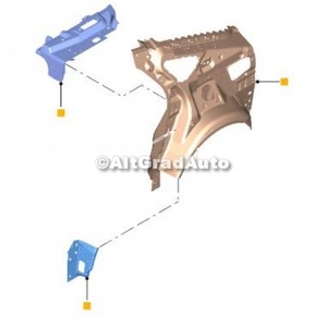 Panou reparatie spate stanga 4 usi berlina Ford Mondeo (2014-2018) 1.0 EcoBoost 125 HP oe 2086939