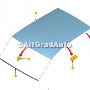Plafon sticla panoramic Ford Grand C-Max (2011-2015) 2.0 TDCi 115 HP oe 1875547