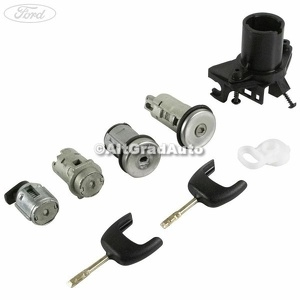 Set butuci incuietori complet 4 piese pretabil telecomanda model 2 Ford Fiesta (2002-2005) 1.25 16V 75 HP oe 1479664