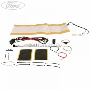 Set elemente incalzire scaun, pentru doua scaune Ford  