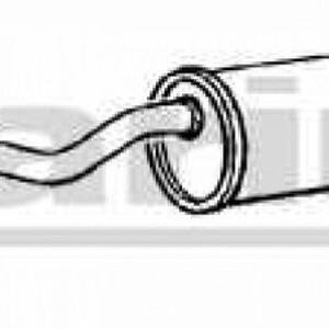 Toba esapament finala Ford Escort (1990-1995) 1.3 60 HP oe 1019432