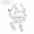 Bec lampa compartiment motor Ford fiesta 4 1.4 i 16v