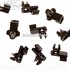 Clips dreapta maner interior usa fata Ford Ranger (2002-2006) 2.5 TD 84 HP oe 1355426