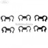 Clips prindere conducta combustibil Ford CMax Mk2 1.6 TDCi 90 HP Part Number 3M519B307GA
