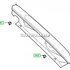 Clips rotund prindere lampa stop Ford    HP oe 1211807
