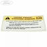Eticheta atentionare roata rezerva Ford Ka MK2 1.3 TDCi 75 HP oe 1679458