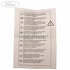 Eticheta dovada revizie service Ford Focus MK2 facelift 1.8 TDCi 115 HP oe 1052368