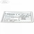 Eticheta informare incalzire programabila Ford S-Max (2007-2014) 1.8 TDCi 100 HP oe 1457658