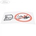 Eticheta valori instructiuni intrare Ford B-Max 1.5 TDCi 75 HP Part Number CU5125076AA