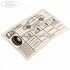 Eticheta valori presiune roti Ford B-Max 1.5 TDCi 75 HP Part Number AV111532AB