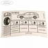 Eticheta valori presiune roti Ford B-Max 1.6 Ti 105 HP oe 1831875