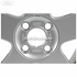 Janta aliaj 15 inch, 6 spite Ford Fiesta (2002-2005) 1.4 16V 80 HP oe 1141427