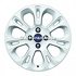 Janta aliaj 15 inch, 7 spite duble alb Ford Ka 2 1.3 TDCi 75 HP Part Number 9S5J1K007EA