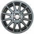 Janta aliaj 16 inch, 12 spite gri Ford Fiesta MK5 1.6 16V 100 HP Part Number 4S6J1K007DA