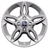 Janta aliaj 16 inch, 5 spite duble argintiu Ford B-Max 1.6 Ti 105 HP oe 1808049