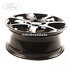 Janta aliaj 16 inch, 7 spite negru Ford Fiesta (2008-2012) 1.6 TDCi 90 HP Part Number 8A6J1007GA