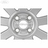Janta aliaj 16 inch, 9 spite ST 150 Ford Fiesta MK5 1.6 16V 100 HP Part Number 5S6Y1007BA
