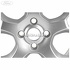 Janta aliaj 17 inch, 5 spite culoare argintie Ford Fiesta (2008-2012) 1.6 Ti 120 HP oe 2237319