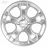 Janta aliaj 17 inch, 5 spite culoare argintie Ford Fiesta Mk 7 1.4 TDCi 68 HP Part Number 8A6J1007DC