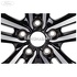 Janta aliaj 17 inch, 5 spite duble black Ford Noul Puma 1.0 EcoBoost mHEV 155 HP oe 2393238