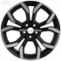 Janta aliaj 18 inch, 5 spite matte black Ford Puma (2020-2023) 1.0 Flexifuel 125 HP oe 2498738