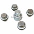 Set antifurt janta aliaj cromat Ford Transit Courier (2014-2018) 1.5 TDCi 95 HP oe 1751660