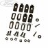 Set bavete noroi fata Ford Escort (1995-1998) 1.6 i 16V 88 HP oe 1038340
