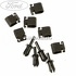 Set bavete noroi spate Ford Fiesta MK7 facelift 1.0 Sport 140 HP Part Number AM8A6J286A12AA