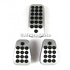 Set pedaliere sport model oval, transmisie manuala Ford Fiesta MK7 facelift 1.0 65 HP oe 1534068