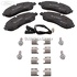 Set placute frana fata roti simple spate Ford transit nou 2.2 tdci