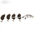 Set placute frana fata roti simple spate Ford transit nou 2.2 tdci rwd