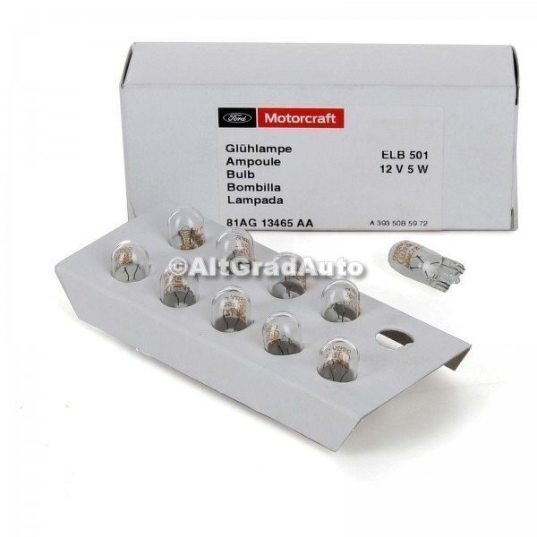 Bec W5W 12V 5W Ford B-Max | Bec Auxiliar Original | Altgrad | Ford ...
